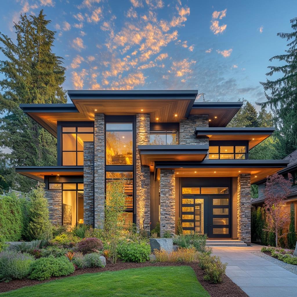 Descubra Como Transformar a Frente da Sua Casa em um Espetáculo de Elegância! 8 Ideias para Uma Frente Bonita de Casa Elegante