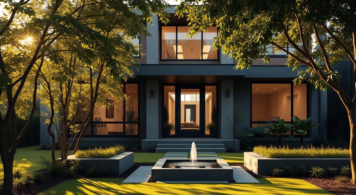 Transforme a Frente da Sua Casa: Dicas de Design Moderno que Vão Surpreender! 5 Imagem de fachadas residenciais contemporâneas.