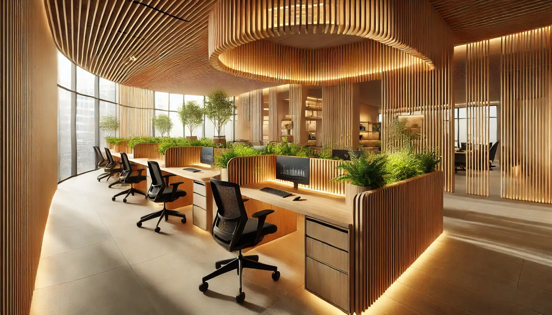 6 Ideias de Design Biofílico para seu Escritório 5 6 Ideias de Design Biofílico para seu Escritório