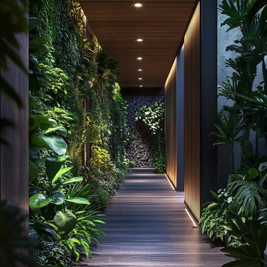 Jardim Lateral: Como Transformar Corredores Estreitos em Espaços Verdes 4 Jardim Lateral: Como Transformar Corredores Estreitos em Espaços Verdes