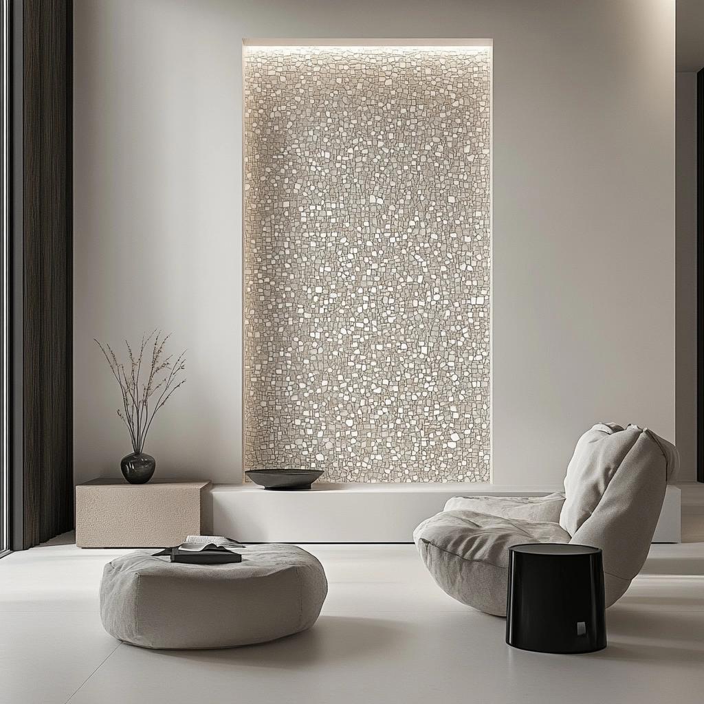 Descubra Como os Mosaicos Minimalistas Unem Tradição e Design Moderno! 6 Mosaicos minimalistas: técnica tradicional e design contemporâneo
