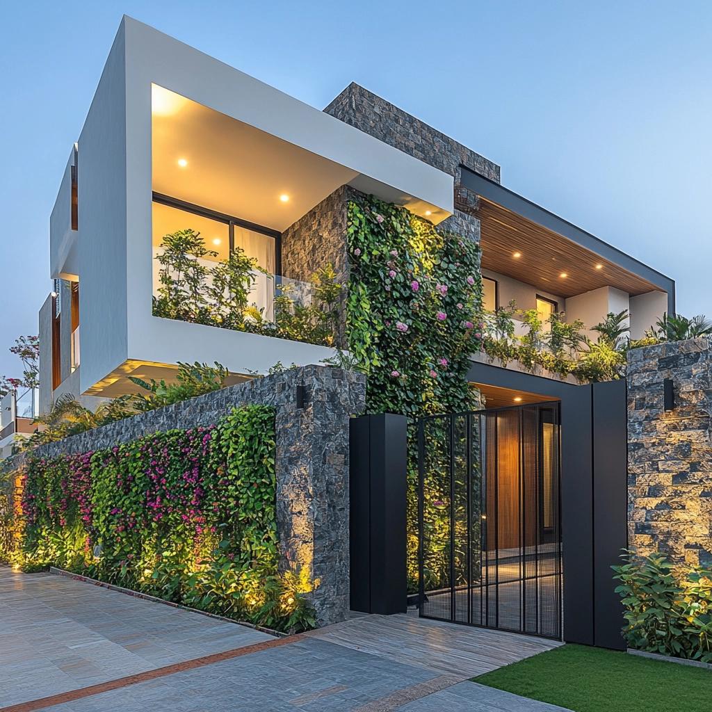 10 IDEIAS DE MUROS DE CASAS QUE VOCÊ PODE FAZER NA SUA 4 65 IDEIAS DE MUROS DE CASAS QUE VOCÊ PODE FAZER NA SUA