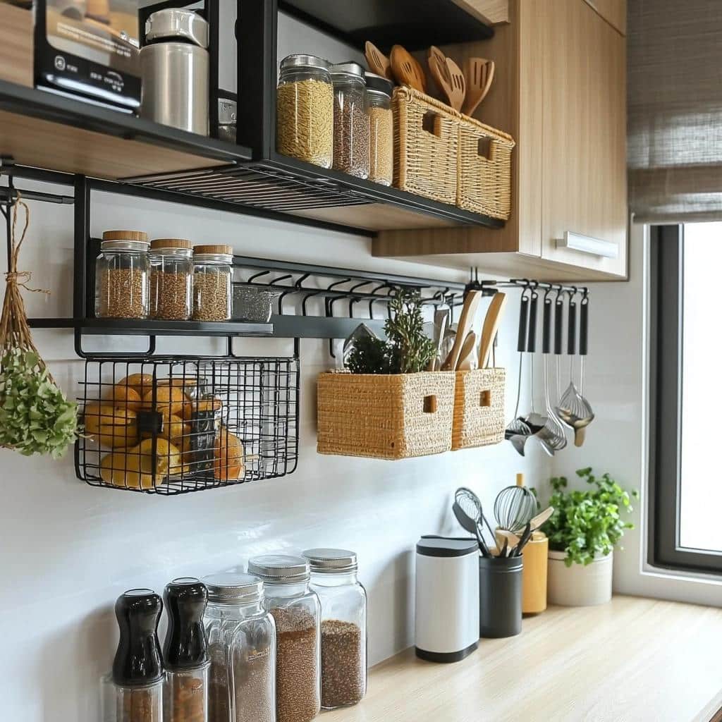 Transforme sua Cozinha: Dicas Incríveis para Organizar e Maximizar Espaço! 2 Organizadores de cozinha: sugestões para deixar tudo em ordem