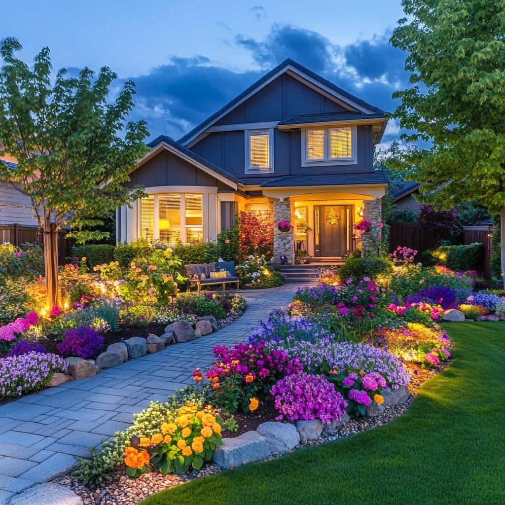 Transforme a Fachada da Sua Casa: 10 Ideias Incríveis que Valorizam Seu Imóvel! 4 Paisagismo para Frente de Casa: 10 Inspirações para Valorizar Seu Imóvel
