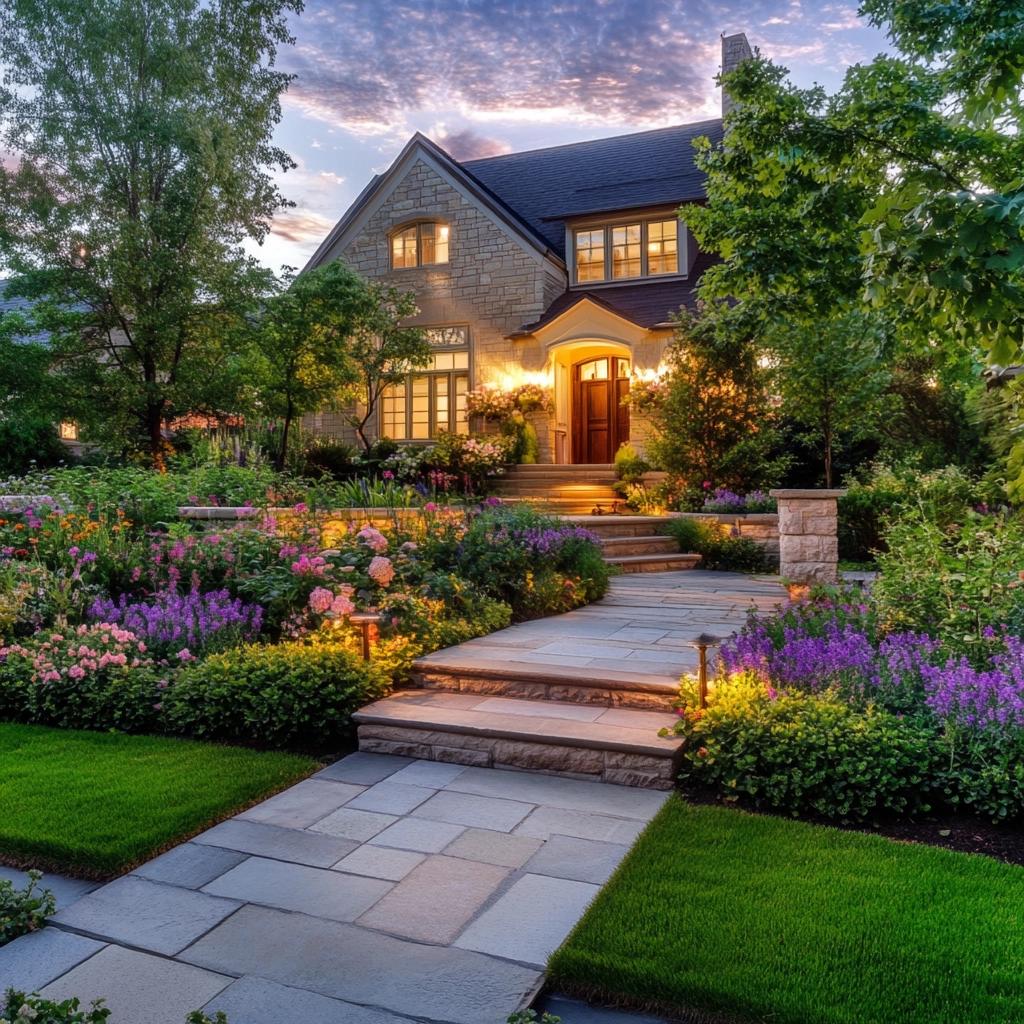 Transforme a Fachada da Sua Casa: 10 Ideias Incríveis que Valorizam Seu Imóvel! 8 Paisagismo para Frente de Casa: 10 Inspirações para Valorizar Seu Imóvel