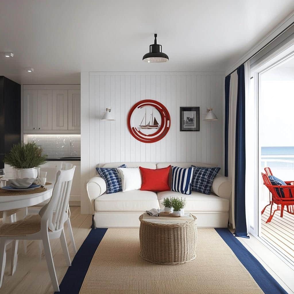 Pequeno apartamento de praia: decoração que inspira e relaxa 8 Pequeno apartamento de praia: decoração que inspira e relaxa