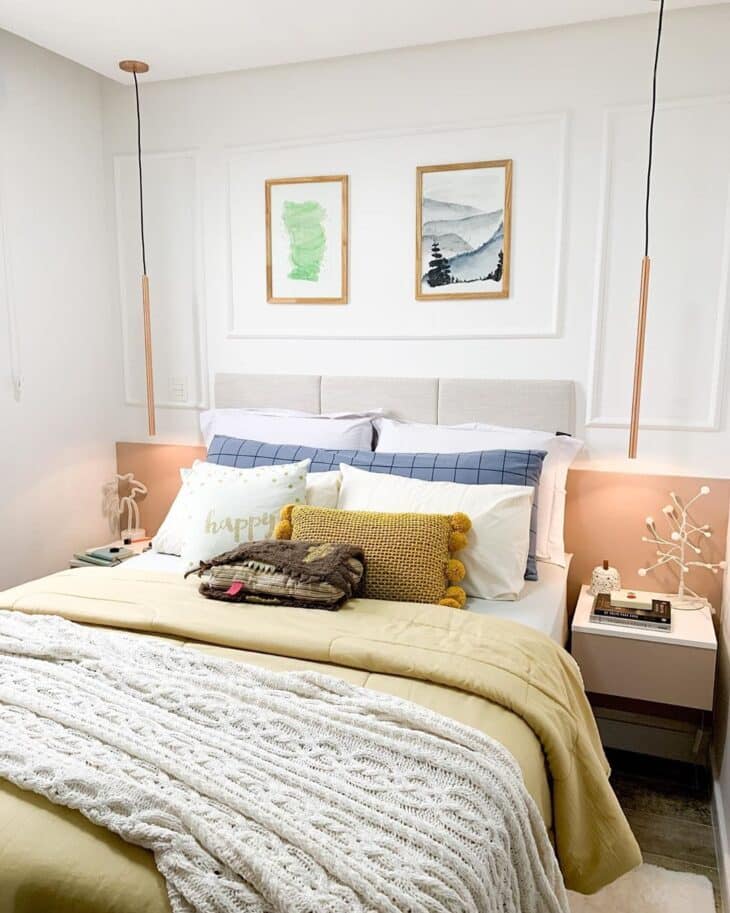 Descubra 10 Ideias de Quadros que Transformarão o Quarto do Seu Casal em um Refúgio de Amor! 9 Foto de quadros para quarto de casal 3 - 3