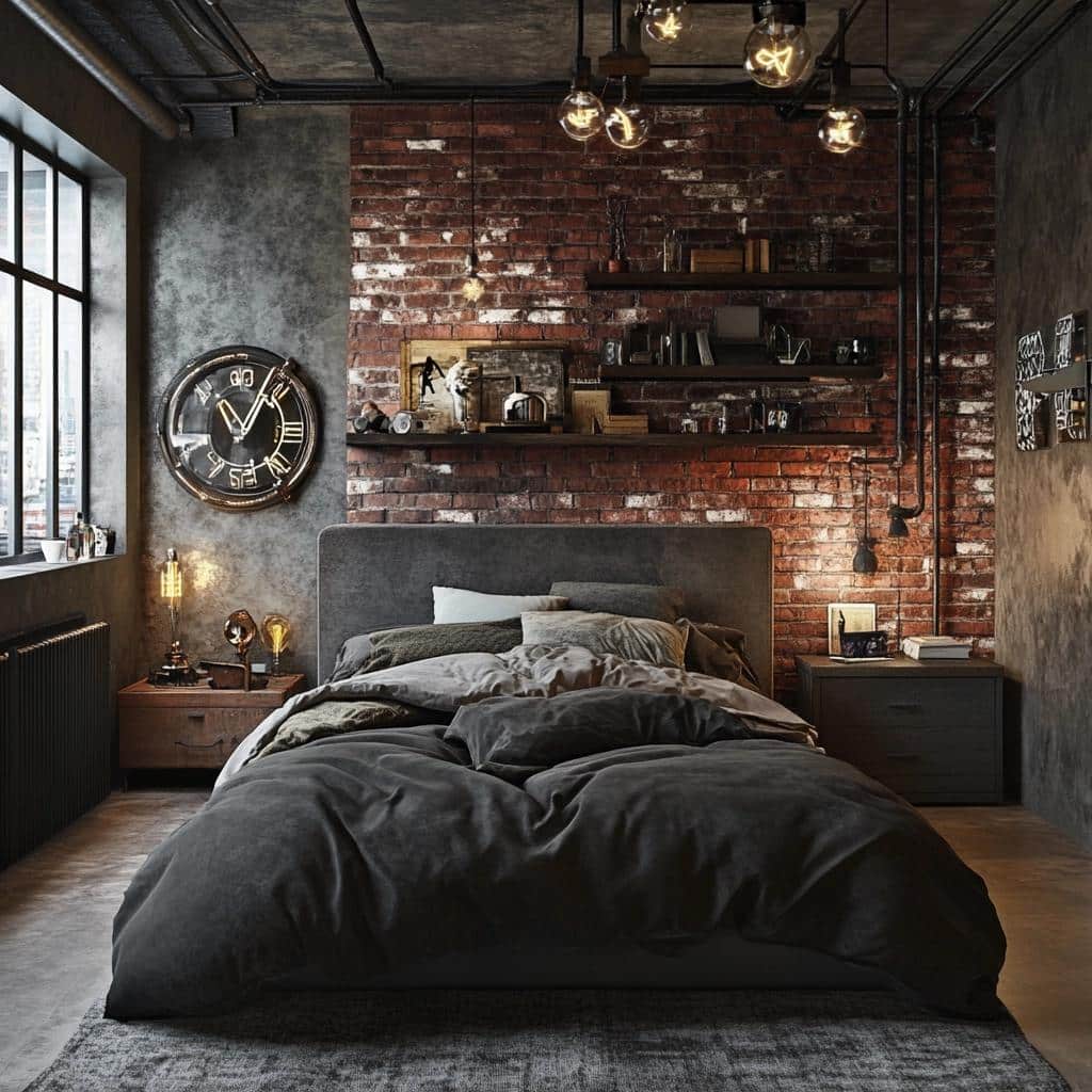 Transforme seu Quarto com Estilo Industrial: 70 Ideias Incríveis que Você Precisa Conhecer! 2 70 Ideias para ter um Quarto com Estilo Industrial