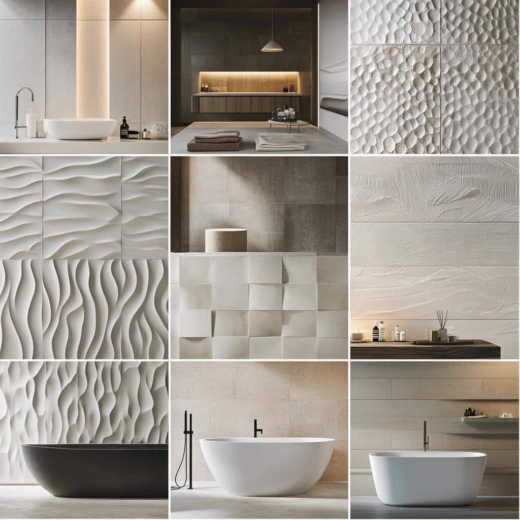Revestimento Texturizado: O Toque que Transforma sua Decoração! 4 Revestimento com Relevo: Decoração para Ver e Sentir