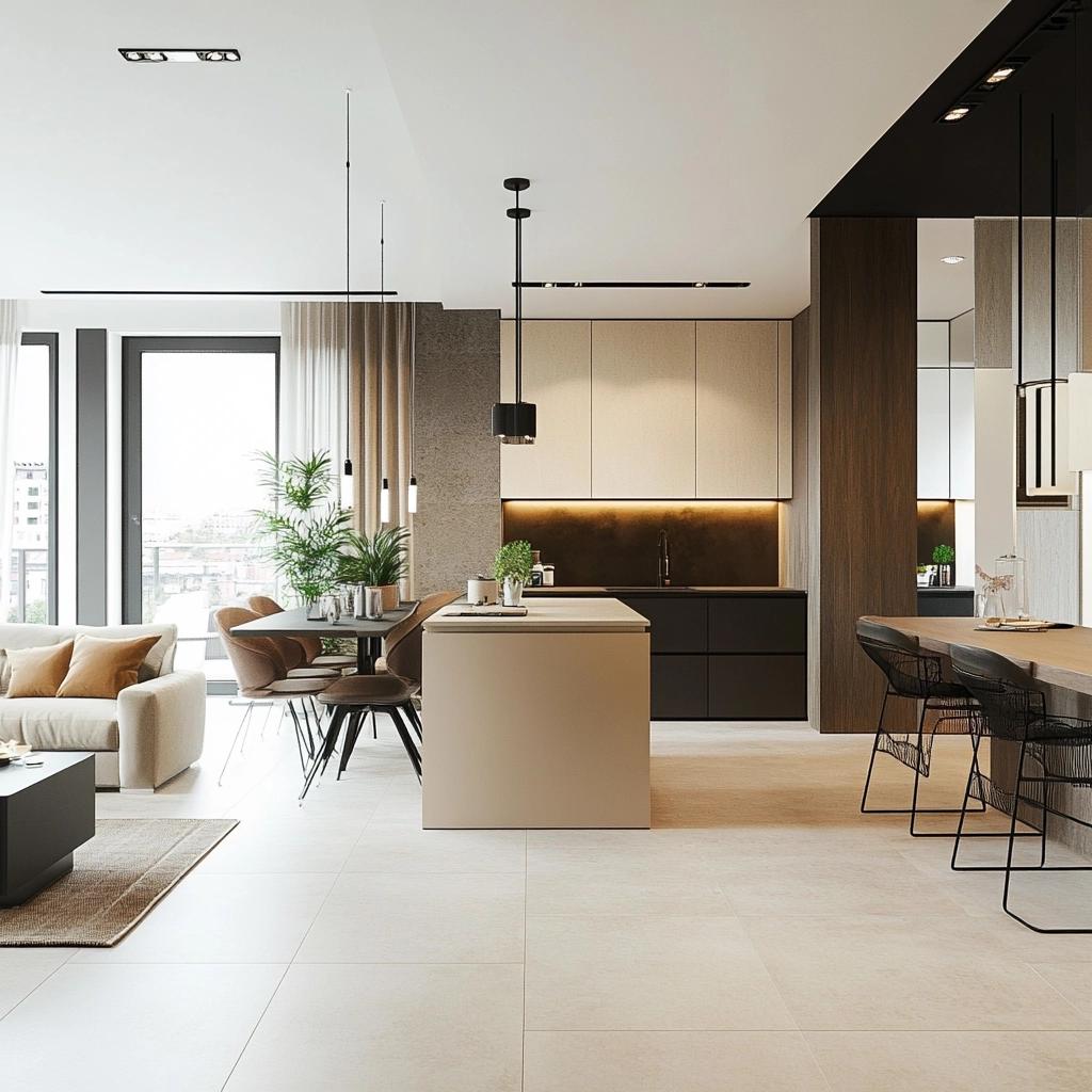 Transforme sua Sala e Cozinha Conjugada: Dicas Incríveis que Você Precisa Conhecer! 6 Ideias para Transformar Ambientes com Sala e Cozinha Conjugada