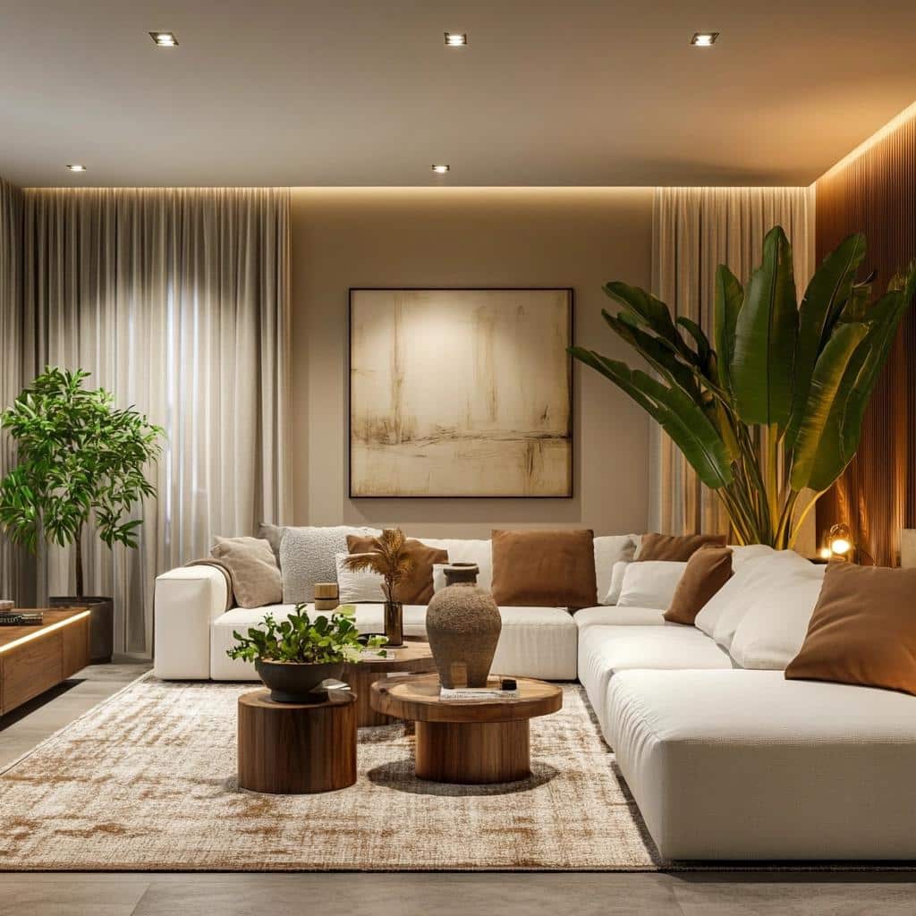 Transforme sua Sala: Segredos de Designers para uma Decoração Elegante em 2025! 2 Decoração de Sala Elegante: Guia Prático com Tendências para 2025