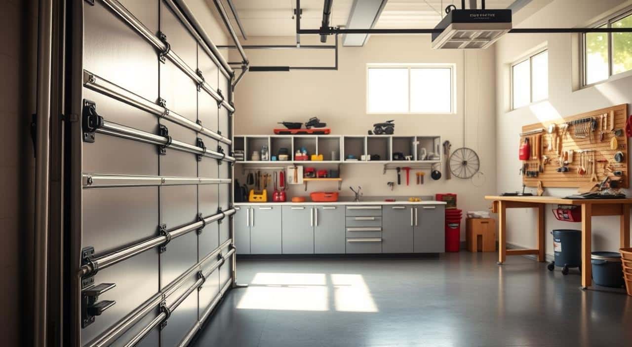 Transforme sua Garagem em um Espaço Estiloso: Dicas Surpreendentes de Decoração! 3 Imagem mostrando um sistema de segurança para garagens.