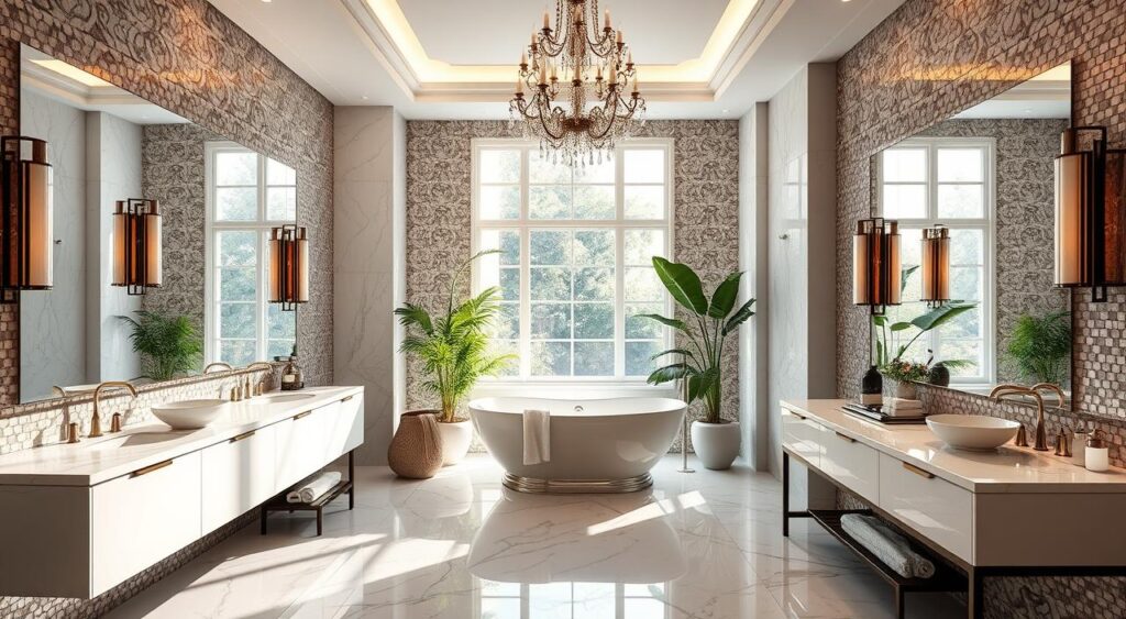 Transforme Seu Banheiro em um Luxo Acessível: Dicas Incríveis para Economizar! 1 Tendências em banheiro de luxo.