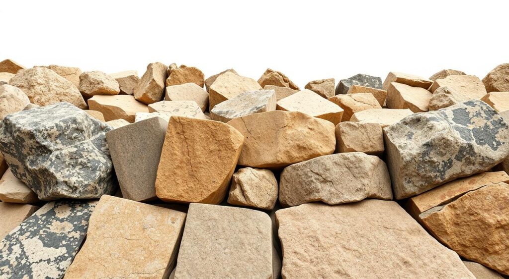 Descubra Como Pedras na Fachada Transformam o Estilo da Sua Casa! 5 Fachadas diferentes utilizando tipos variados de pedras.