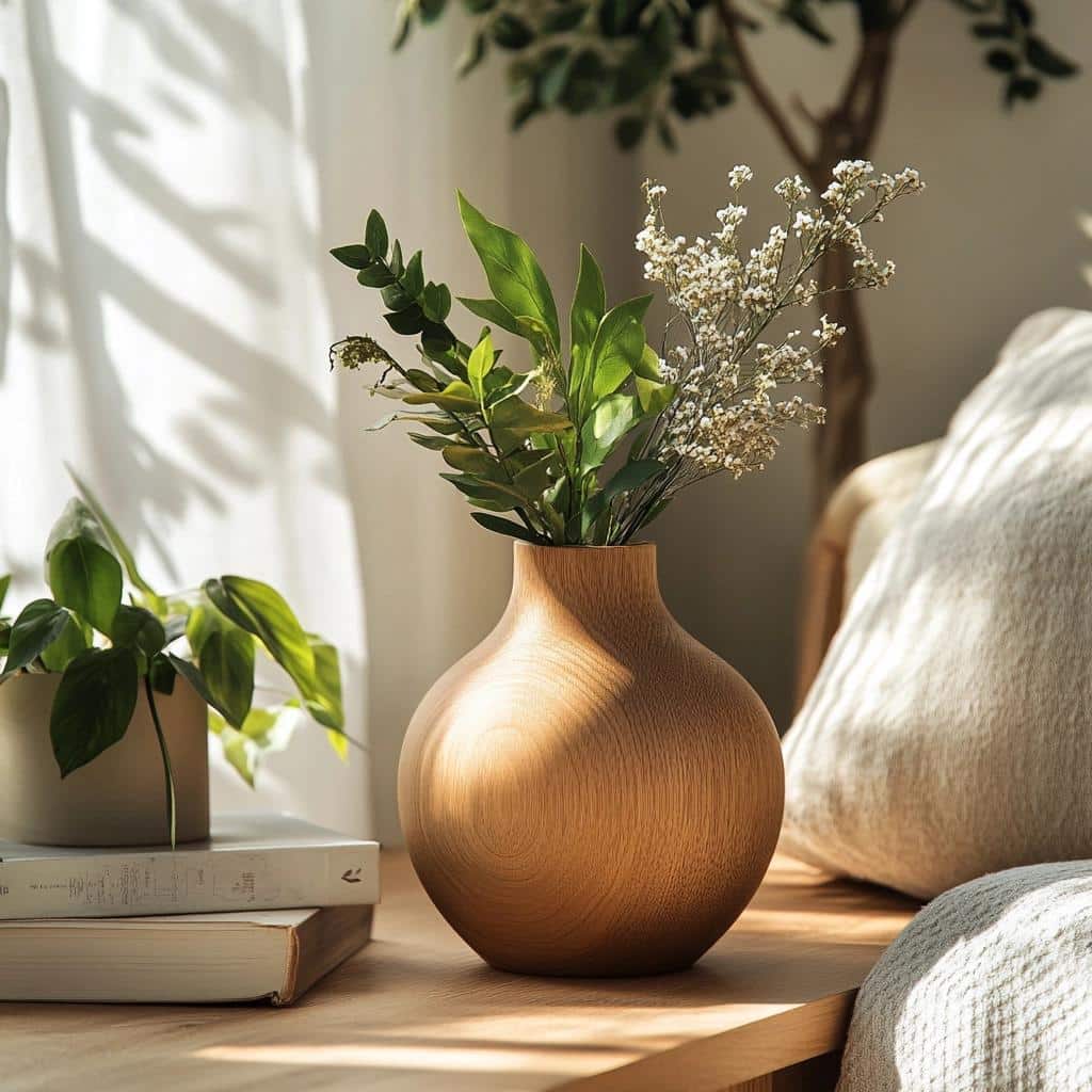 Transforme sua Casa: 35 Inspirações e Tutoriais Imperdíveis com Vasos de Madeira! 2 VASO DE MADEIRA: 35 INSPIRAÇÕES PARA SUA CASA E TUTORIAIS