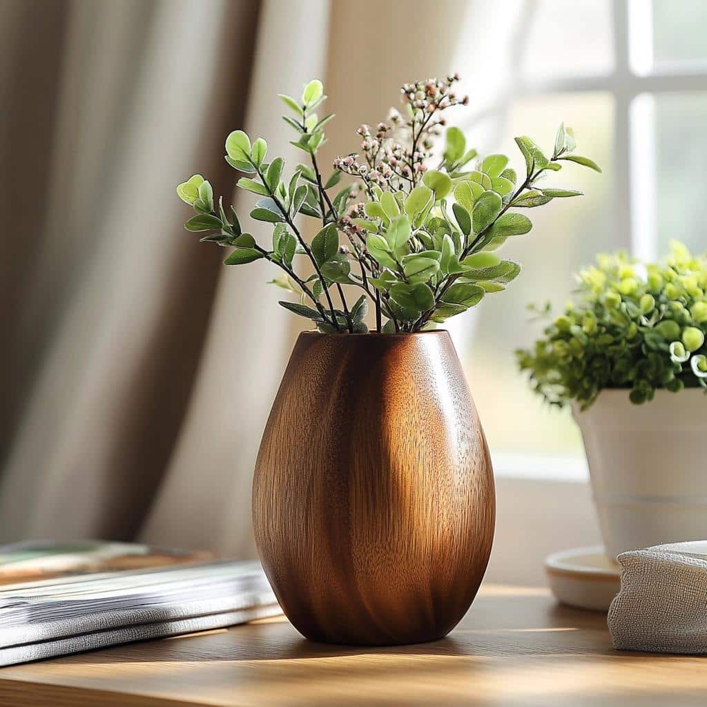 Transforme sua Casa: 35 Inspirações e Tutoriais Imperdíveis com Vasos de Madeira! 6 VASO DE MADEIRA: 35 INSPIRAÇÕES PARA SUA CASA E TUTORIAIS