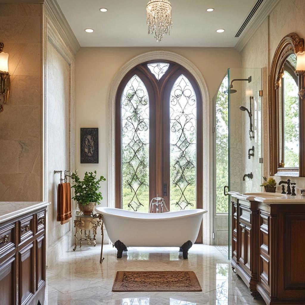 Descubra 15 Ideias Incríveis para Transformar Seu Banheiro em um Espaço Luxuoso! 5 15 Ideias de Banheiro Luxuoso para um Espaço Sofisticado