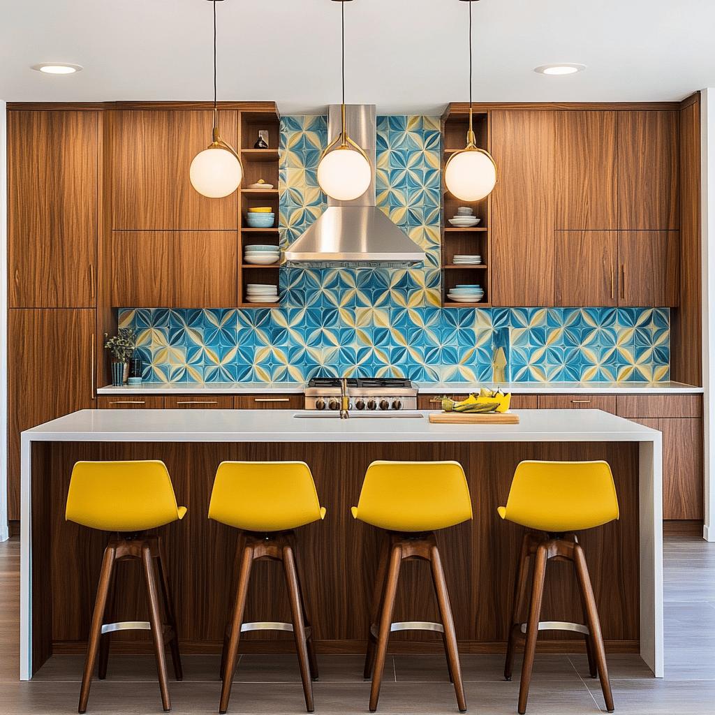 Descubra como o Estilo Mid-Century Pode Transformar Sua Cozinha em um Clássico Moderno! 1 15 Ideias de Cozinhas Modernas de Estilo Mid-Century: O Clássico Sempre em Alta