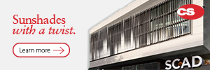 Desafios da Formação em Arquitetura em Relação às Demandas do Mercado de Trabalho 9 duas publicações, uma aberta à esquerda e uma fechada à direita, apresentando produtos da construction specialties em uso em cima de um fundo branco com o slogan