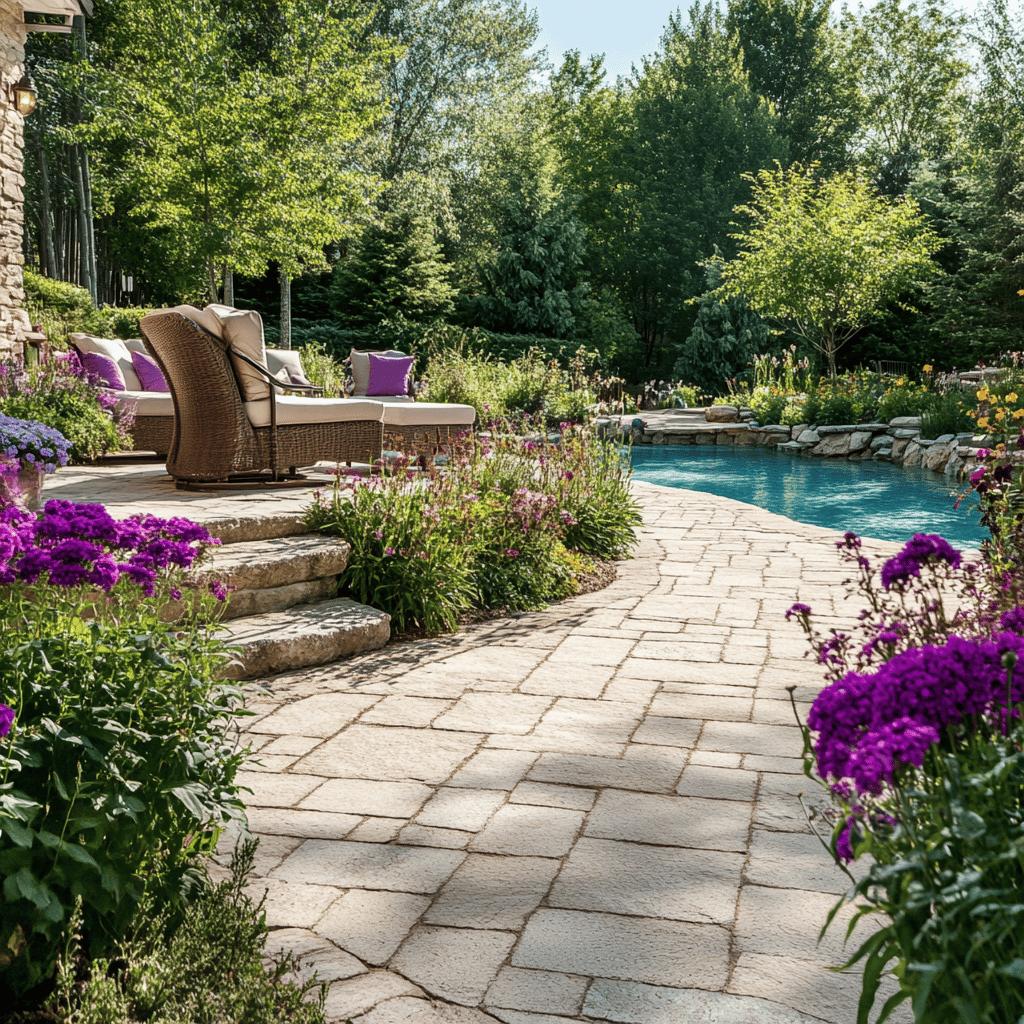 Transforme Seu Espaço Externo: Os Segredos dos Designers para Usar Pavers e Pedras na Paisagem! 1 Como Usar Pavers e Pedras na Paisagem para um Espaço Externo Perfeito