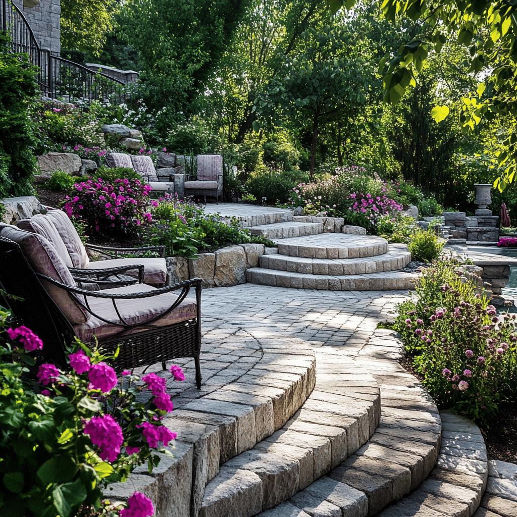 Transforme Seu Espaço Externo: Os Segredos dos Designers para Usar Pavers e Pedras na Paisagem! 3 Como Usar Pavers e Pedras na Paisagem para um Espaço Externo Perfeito