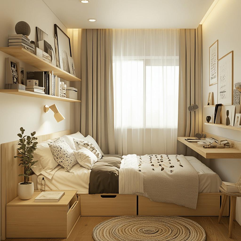 Transforme Seu Quarto Pequeno: Dicas Criativas que Você Não Pode Perder! 6 Ideias Criativas para Aproveitar Espaço em Quartos Pequenos