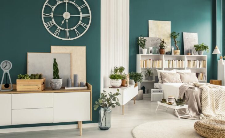 Inspirações e Características de Apartamentos Estúdio que Você Precisa Conhecer 10 Imagem de um apartamento studio moderno, destacando a integração dos ambientes.