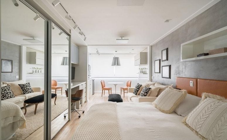 Inspirações e Características de Apartamentos Estúdio que Você Precisa Conhecer 3 Capa do artigo sobre apartamentos studio, mostrando um exemplo de decoração moderna e funcional.