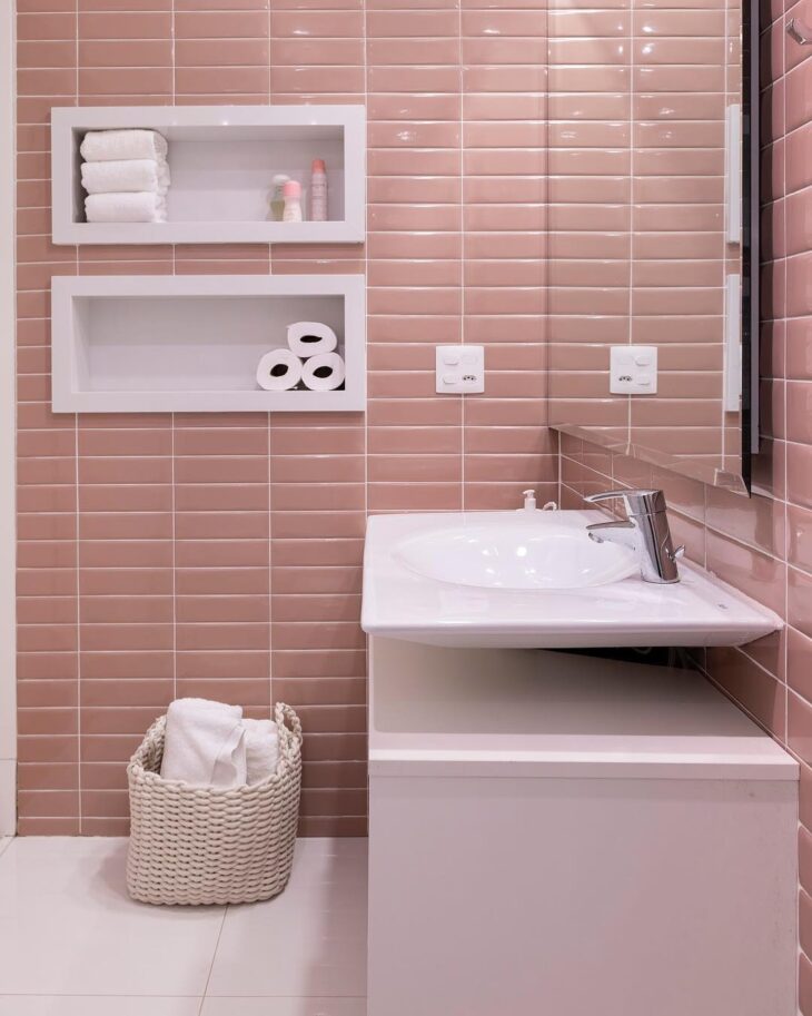Transforme Seu Banheiro: 80 Inspirações em Rosa Que Você Precisa Ver! 1 Foto de banheiro rosa 1 - 1