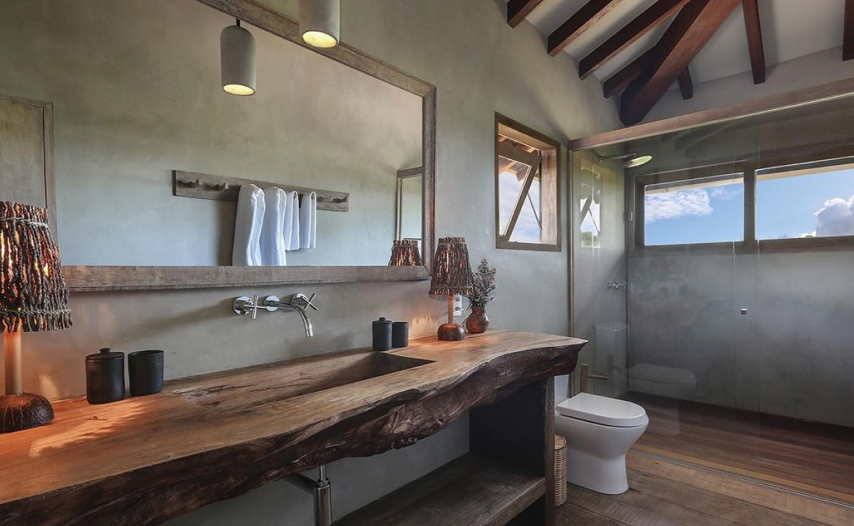 Ideias de Banheiros Rústicos que Combinam Simplicidade e Charme para Sua Casa 3 Foto de banheiro rustico 1