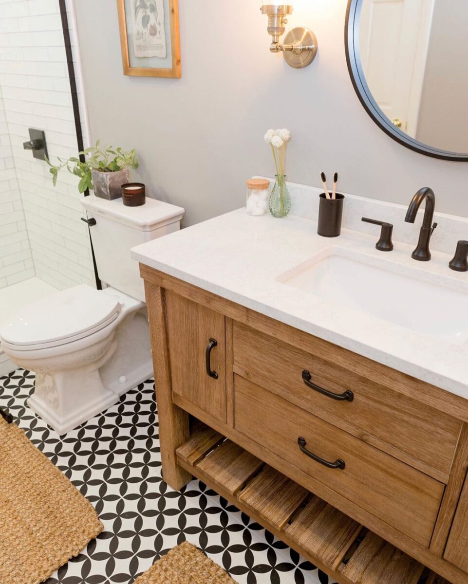 Ideias de Banheiros Rústicos que Combinam Simplicidade e Charme para Sua Casa 10 Foto de banheiro rustico 5