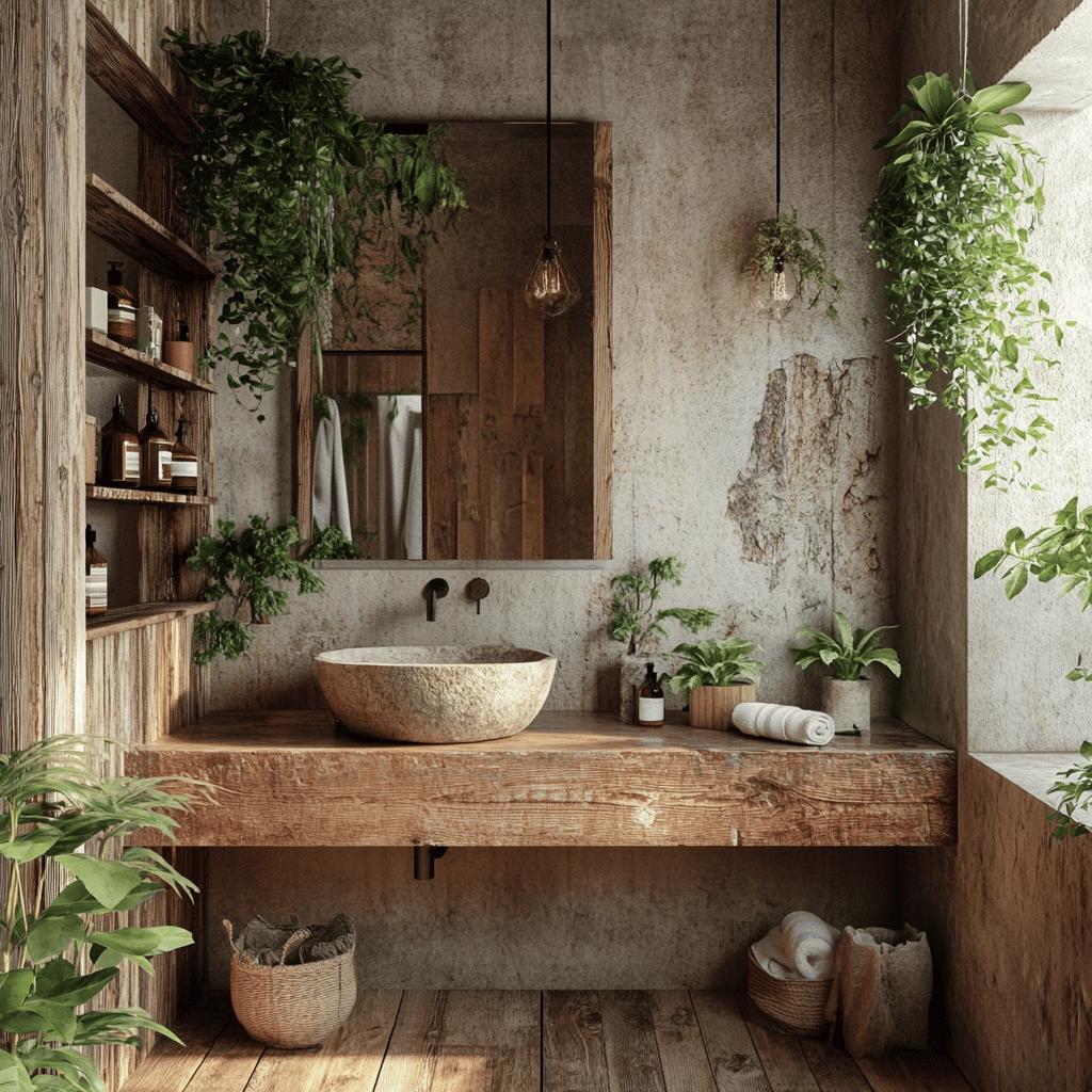 Ideias de Banheiros Rústicos que Combinam Simplicidade e Charme para Sua Casa 2 BANHEIRO RÚSTICO: 60 IDEIAS QUE TRAZEM SIMPLICIDADE E CHARME PARA CASA