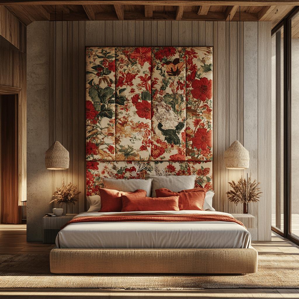 Cabeceira de cama feita com materiais alternativos: beleza e economia 3 Cabeceira de cama feita com materiais alternativos: beleza e economia