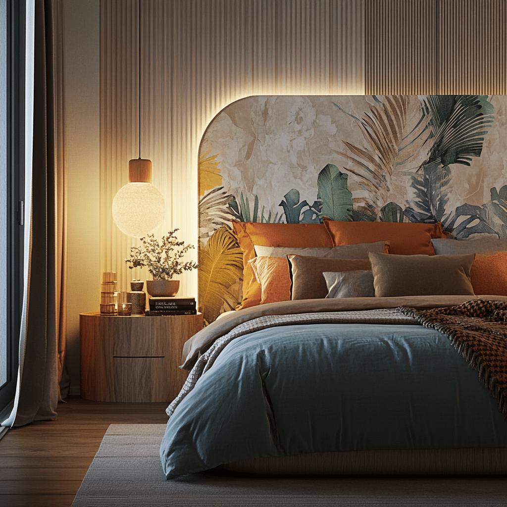 Cabeceira de cama feita com materiais alternativos: beleza e economia 1 Cabeceira de cama feita com materiais alternativos: beleza e economia