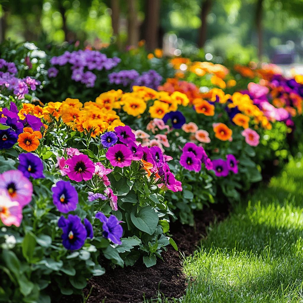 Dicas e Ideias Práticas para Criar um Jardim Colorido e Atraente 2 Canteiro de Flores: Dicas e Ideias para Um Jardim Mais Colorido