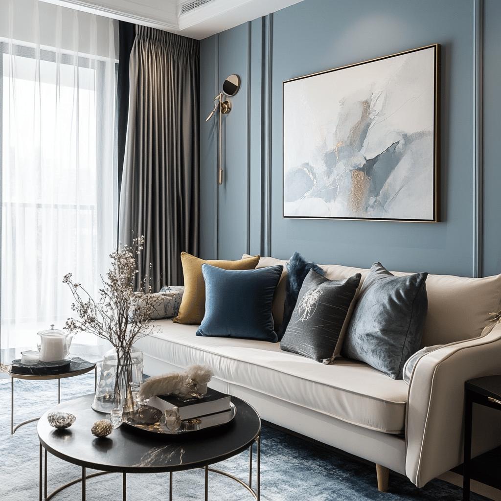 Descubra como o Cinza Azul Pode Transformar Seu Espaço com Estas 70 Ideias Versáteis! 4 70 Formas de Usar Cinza Azul com uma Decoração Versátil