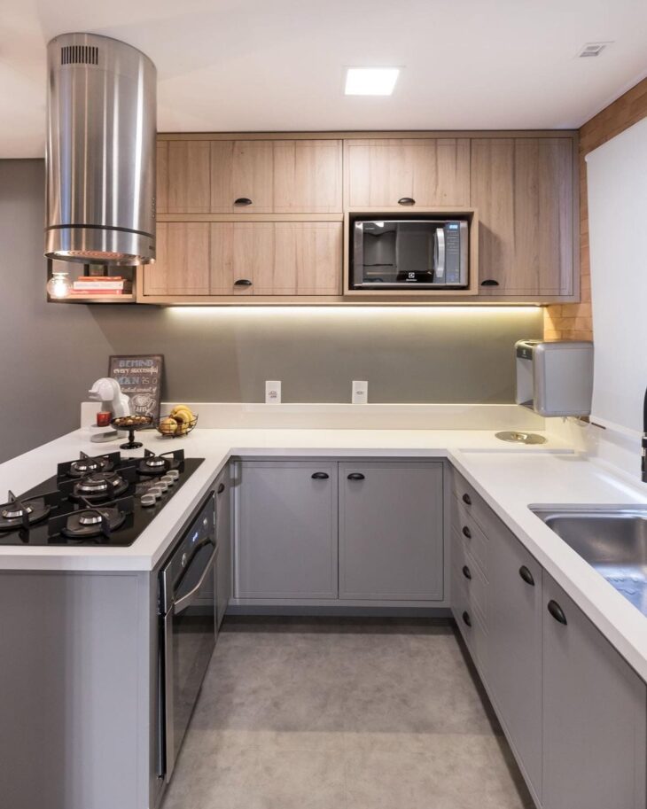 Transforme sua Cozinha: 90 Ideias Incríveis em U que Você Precisa Conhecer! 5 Luciana Nunes Arquitetura