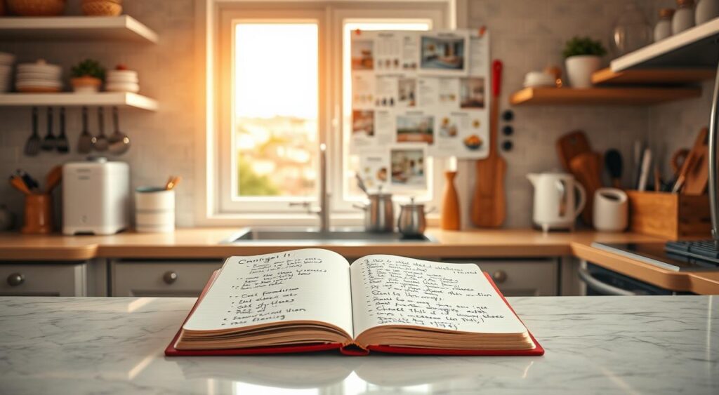 Descubra como transformar seu espaço com estas dicas de design surpreendentes! 10 Imagem apresentando dicas de economia na hora de planejar uma cozinha.