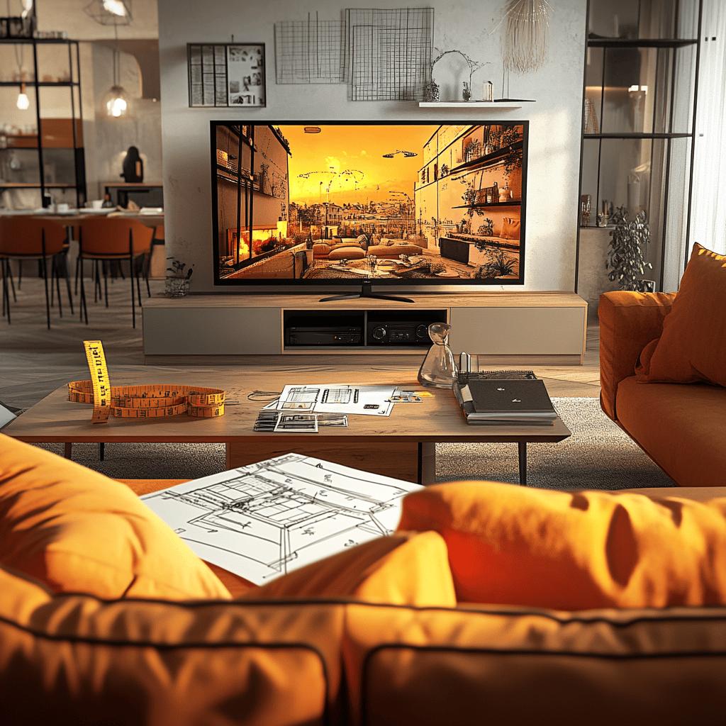 Você sabia qual é a distância perfeita entre a TV e o sofá? Descubra a medida ideal para otimizar seu espaço! 6 Como Calcular a Distância Ideal Entre a TV e o Sofá