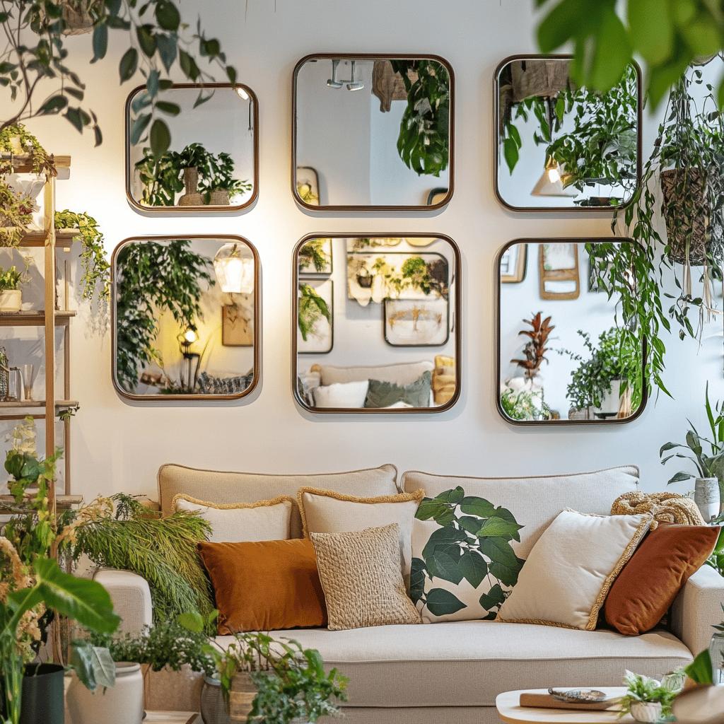 Ideias Criativas para Decorar com Espelhos Quadrados 6 20 Inspirações para Decorar com o Versátil Espelho Quadrado
