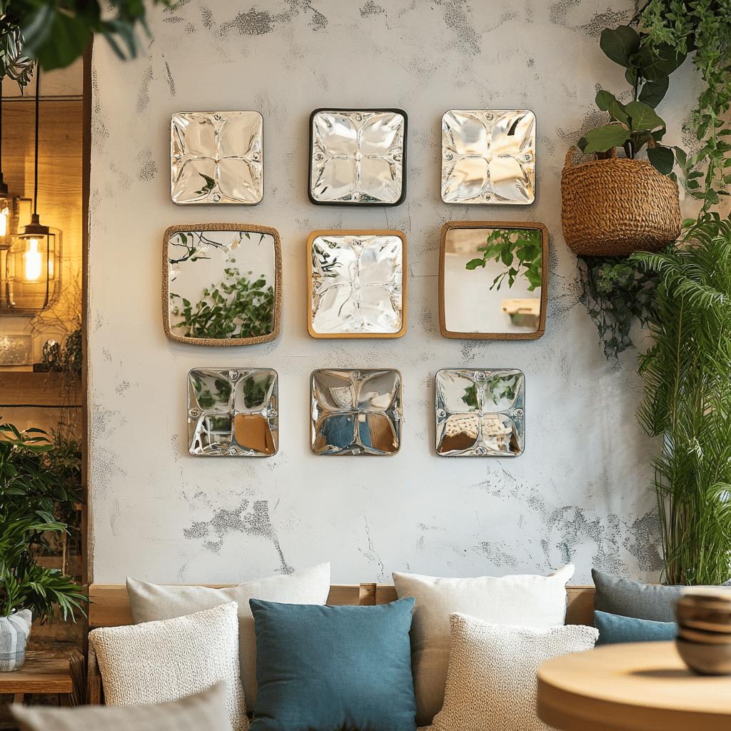 Ideias Criativas para Decorar com Espelhos Quadrados 8 20 Inspirações para Decorar com o Versátil Espelho Quadrado