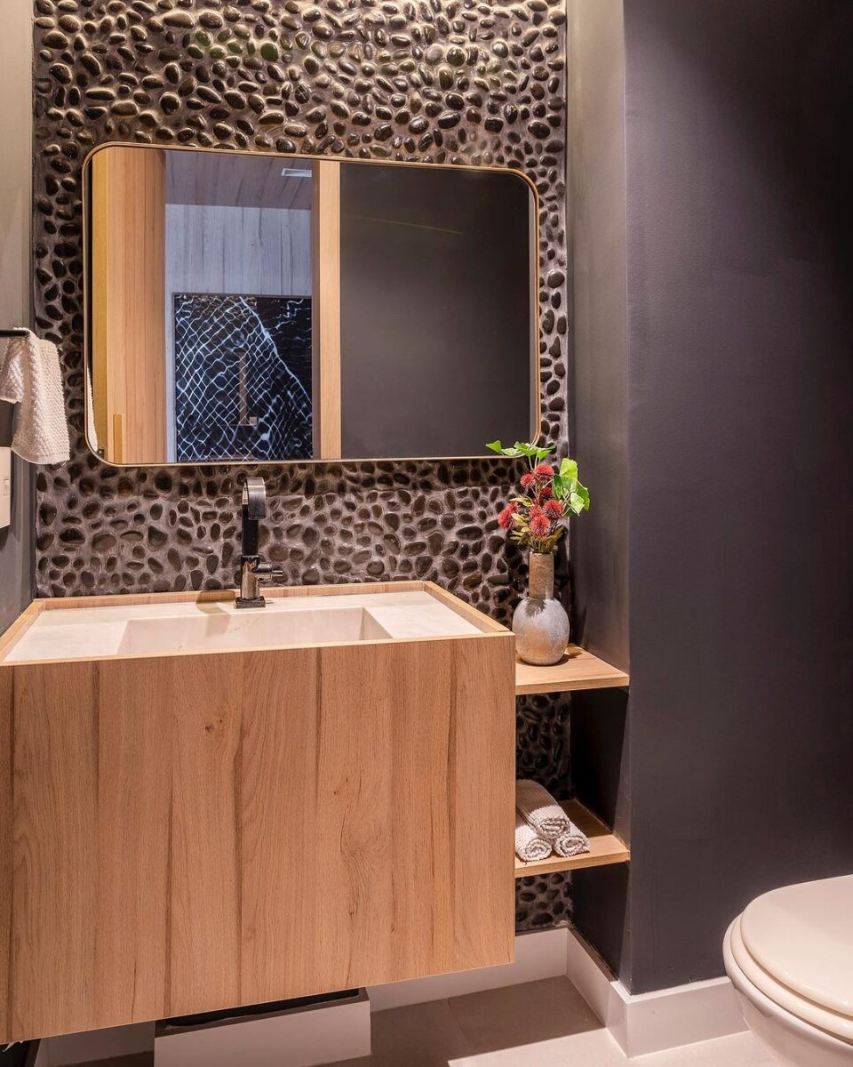 Sugestões encantadoras para transformar sua casa em um lar ideal 1 Foto de lavabo 03