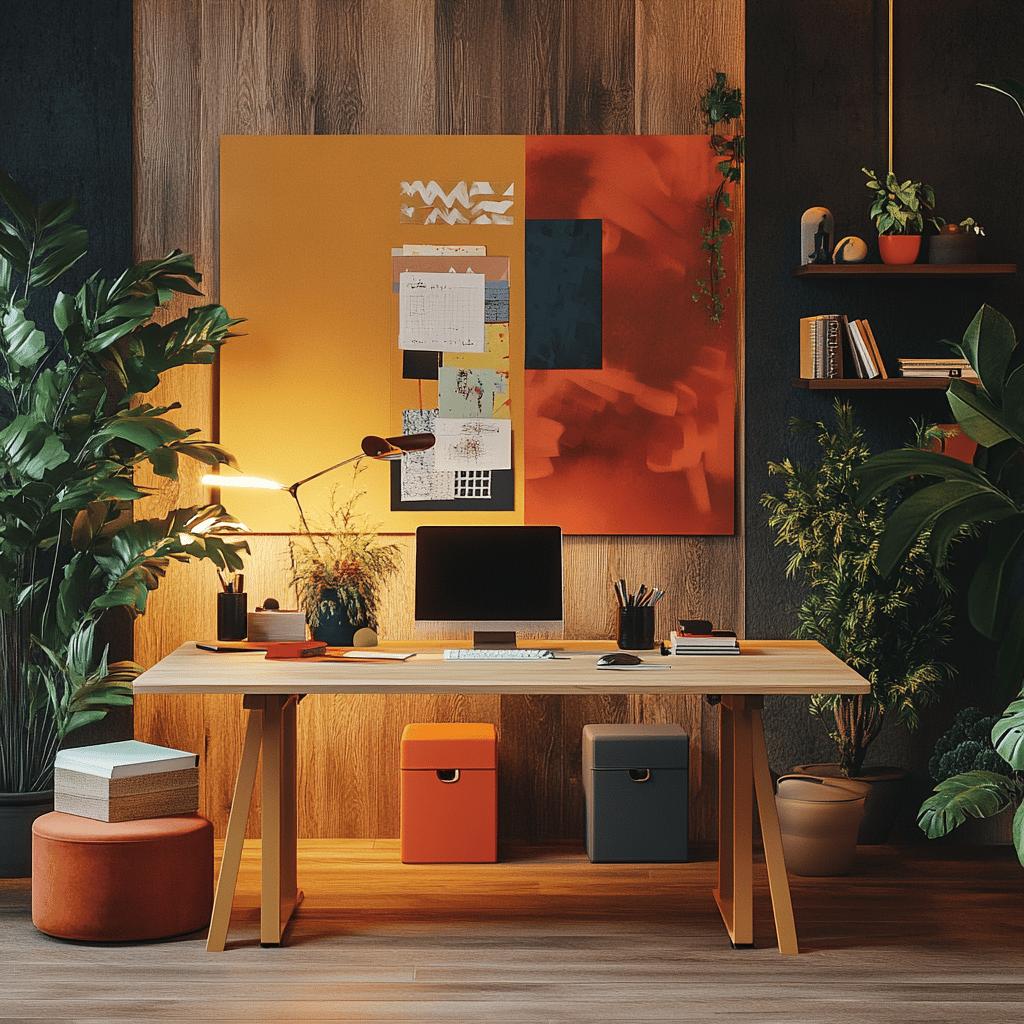 Descubra 10 Ideias Inovadoras de Mesa Cavalete que Transformarão Sua Decoração Moderna! 2 20 Ideias de Mesa Cavalete para Decoração Moderna