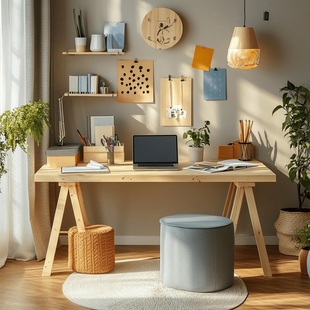 Descubra 10 Ideias Inovadoras de Mesa Cavalete que Transformarão Sua Decoração Moderna! 6 20 Ideias de Mesa Cavalete para Decoração Moderna