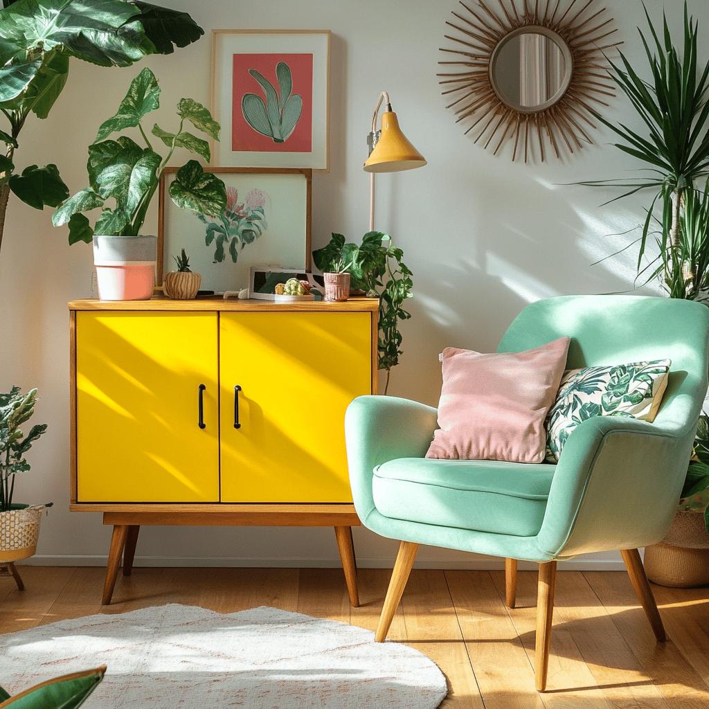 Ideias Elegantes de Móveis Retrô para Transformar sua Casa 2 Móveis Retrô: 50 Ideias Charmosas para Decorar a Casa