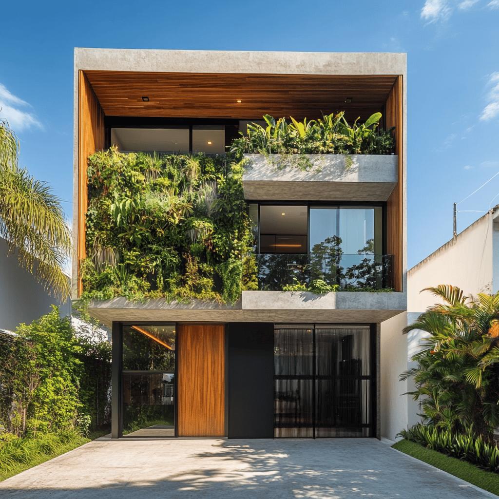 Plantas de casas para terrenos estreitos: aproveitamento máximo com estilo 2 Plantas de casas para terrenos estreitos: aproveitamento máximo com estilo