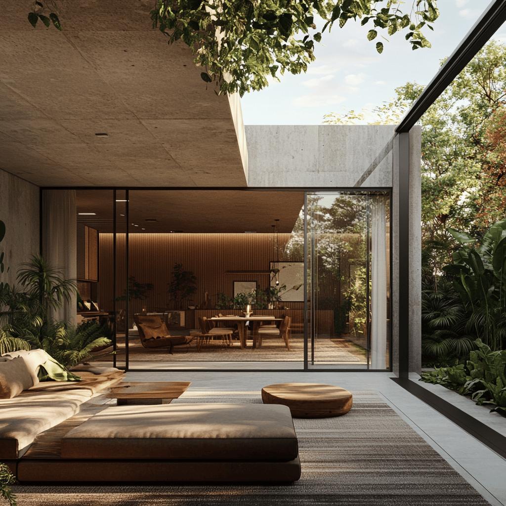 Plantas de casas térreas com conceito aberto e iluminação natural 1 Plantas de casas térreas com conceito aberto e iluminação natural