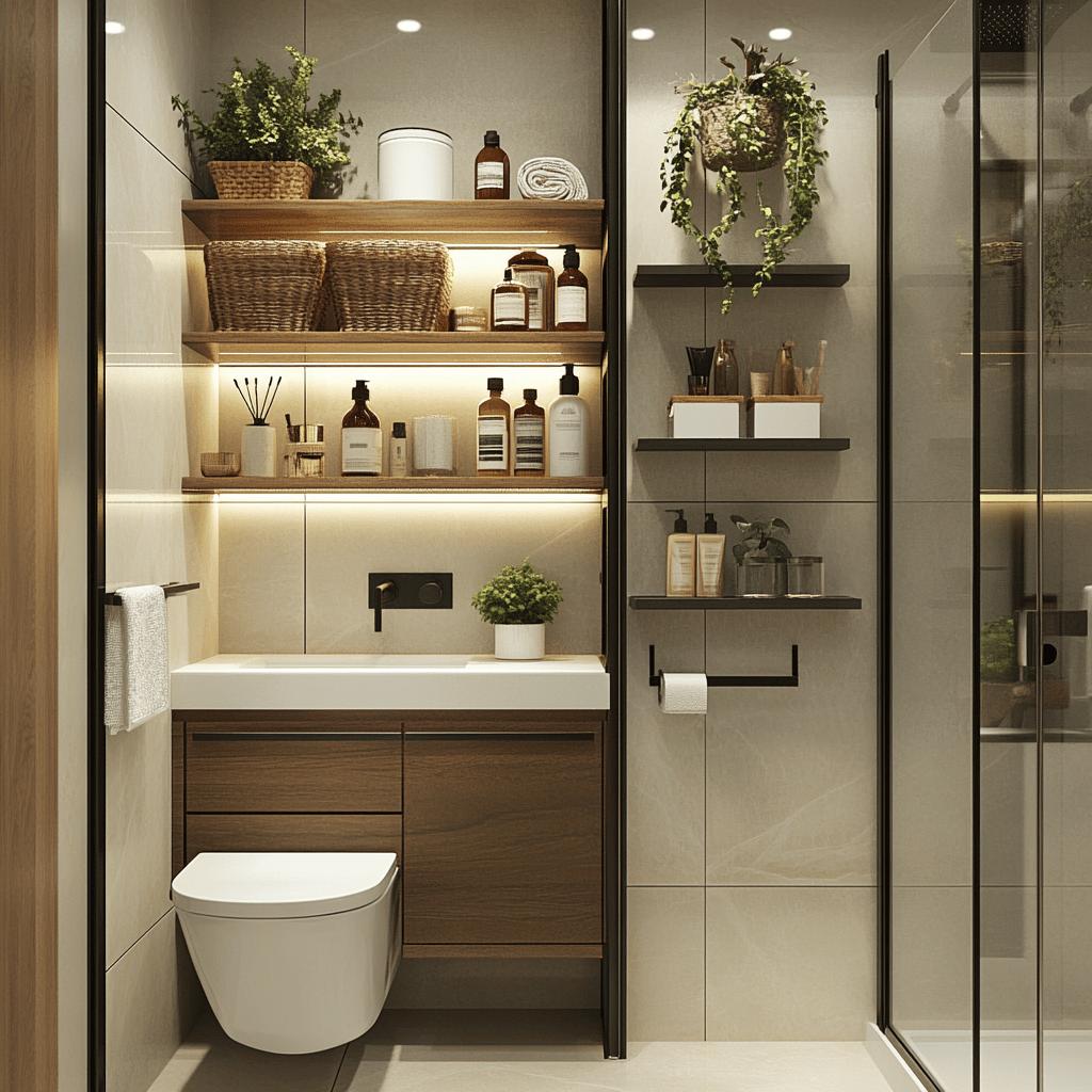 Desvende 25 Ideias Surpreendentes para Organizar e Decorar seu Banheiro! 8 Prateleiras para Banheiro: 25 Ideias Incríveis para Organizar e Decorar!