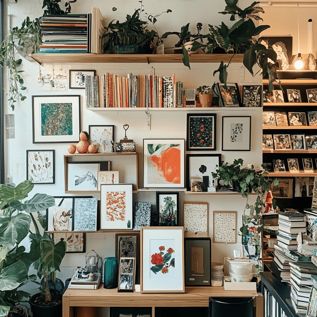 Formas Criativas de Incorporar Prateleiras para Quadros na Sua Decoração 6 Prateleira para Quadros: 30 Maneiras de Usar na Sua Decoração