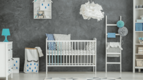 Descubra como o Cinza Azul Pode Transformar Seu Espaço com Estas 70 Ideias Versáteis! 9 Foto de quarto de bebe cinza 0 - 2